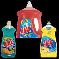 50 Plus Bleach, Spring Waterfall Cleansers - Dishwashing Liquid Ajax Lemon 4 90