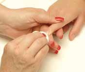 J DirectionsLesson 4 Gel Nails (Light-Cured) Remove form and wipe entire nail with a gel