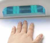 When completed, view all sides of nails for proper proportion.