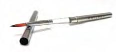 90 AB/6 AB/8 Acrylic Brush no.12 Point Top quality round sable hair Silver/brass handle with cap $29.