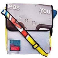 DETAILED CONFERENCE BAG - LARGE (PVC40) Made from recycled PVC billboards/banners and polyester waste.