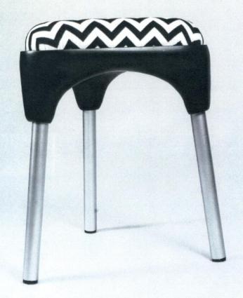 Výrobok, v ktorom je dizajn stelesnený, je stolček.