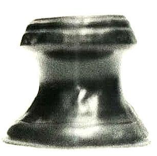 Item 434 A William and Mary capstan salt height 2