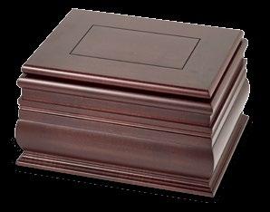 5" photo Includes memorabilia tray Dual-capacity chest designed to accommodate two Batesville sheet bronze urns (148341 sold