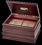 (pages 66-67) Shown with two sheet bronze urns (sold separately, page 37) c President Memento Memorabilia Chest 205538 Measures