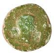 Chedzoy, Somerset: copper-alloy radiate of Carausius. 472.