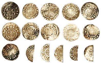 Bigby, North East Lincolnshire: nine silver pennies of John. 541.