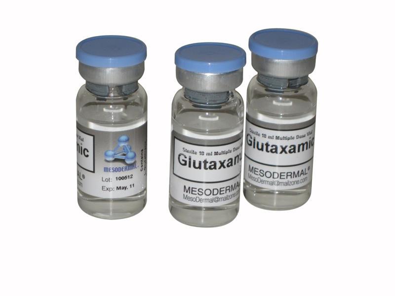 GLUTAXAMIC MESOLIGTHEN T GLUTATONE 600 GLUTAXAMIC Offers the right compound to achieve the most effective results of Skin Lightening Via Intravenous or MESOTHERAPY.