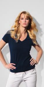 95 Ladies T-Shirt. Sporty, lightweight T-shirt with V-neck and fashionable sleeve detailing.