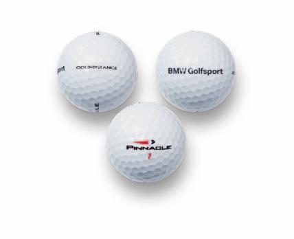 Low core compression (around 70) and soft surlyn cover for spin and control with irons and wedges in approach shots and on the green. White, pack of 3.