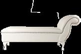 White French Chaise Lounge