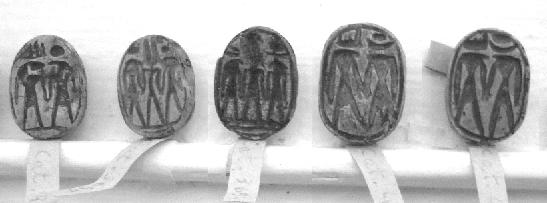 Gods on seals (Egyptian Museum, Torino) Stones, harder than steatite, were utilized for the manufacture of Seals too. Under the XIIth dynasty the idea of utilizing hard stones spread.