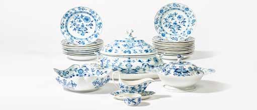 144 297 A Royal Copenhagen ichthyological part dinner service 20th century, blue wave and green printed marks Each moulded with fish-shaped border and variously decorated with a fish, identified in