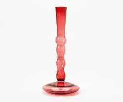 5 cm Acquired directly from the artist by the present owner 500-700 309 A red glass spherical vase