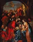 000 412 After Peter Paul Rubens (circa 1700) Adoration by the Magi Oil on