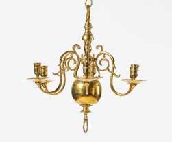 92 181 A French Louis XIV-style gilt-bronze chandelier Late 19th century The three sided centre section