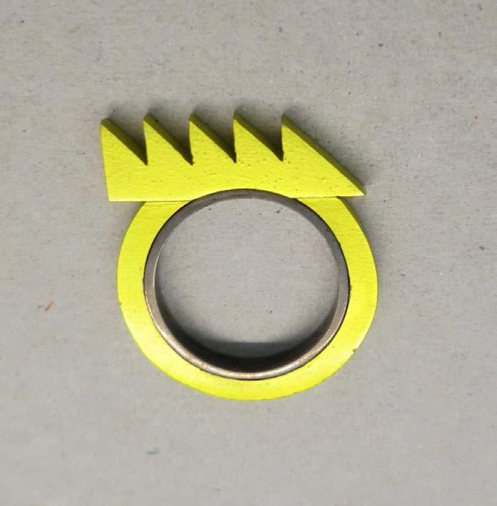 Andrew Welch, Ring, anodised aluminium, sterling silver,contemporary Jewellery Gallery,