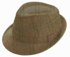 PAGE - 17 SUMMER HATS CSK100326 Ely Trilby Black & white silk and camel