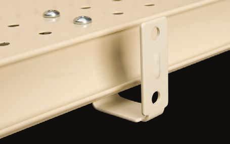0604652201 Channel Mount Bracket Fits most 1 1 /4" shelf channels; comes with Phillips head machine