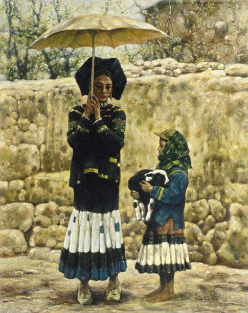 程叢林 (1954-) 春雨天 1990 年布面油畫 90.