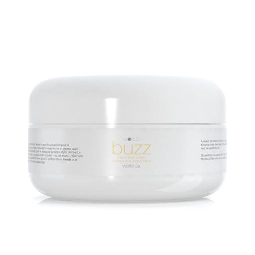 BUZZ Hair and Body Polish Style your hair Moisturize your body BEST FOR Men, women, teenagers and children A modern, cleaner hair dressing for the elegant sleek styles of today or the wild chunky
