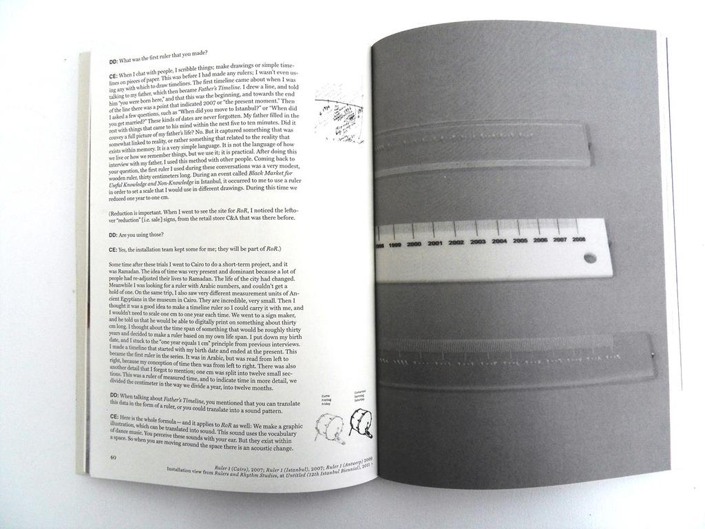 Room of Rhythms 1 80 pp, 500 copies, 2012 Published by Verlag der Buchhandlung Walther König, Köln From the preface: Room of Rhythms 1
