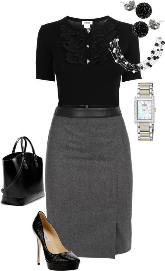 Business dress - ženy Šaty alebo kostým Blúzka so