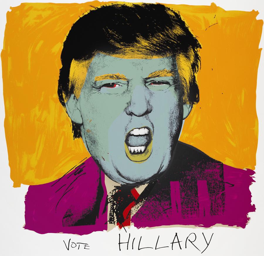 Deborah Kass, VOTE HILLARY, 2016. Courtesy: the artist, Paul Kasmin Gallery, Brand New Gallery, and the Artist Rights Society Ho Tzu Nyen Ho Tzu Nyen is an artist who lives and works in Singapore.