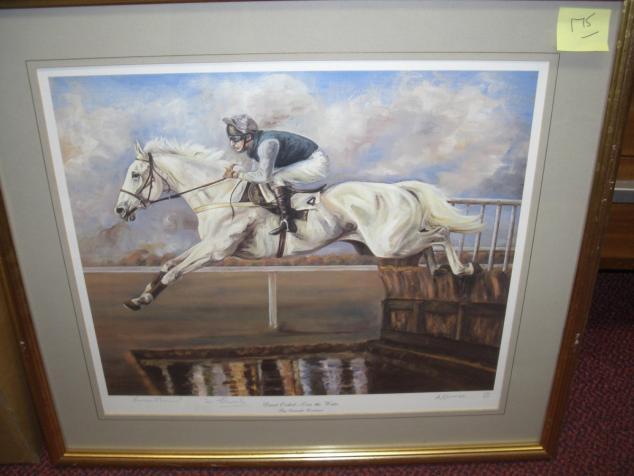 175 Two limited edition framed horse pictures by Amanda Gooseman - "Rhyme & Reason