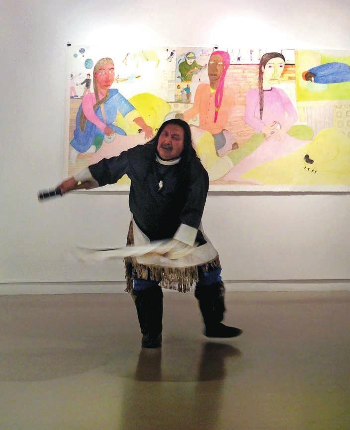 Inuit drum dancing is a swaying movement that engages the whole body.