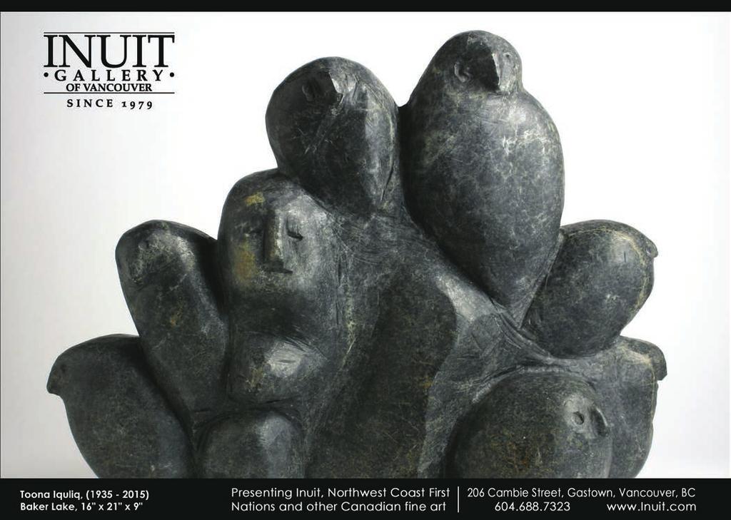 News FROM THE INUIT ART FOUNDATION Event Highlights Ottawa, Ontario Northern Lights Conference 2016 has been an exciting year for the IAF.