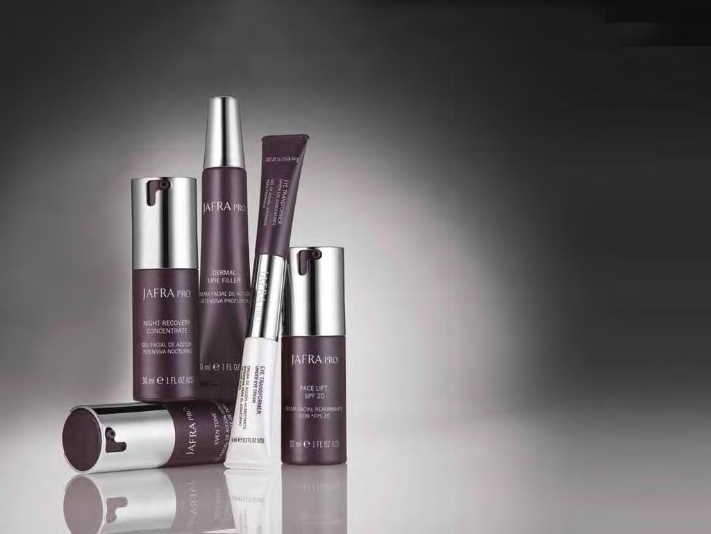 JAFRA PRO Multidimensional technology addresses visible signs of aging to maintain, restore, protect and mimic the