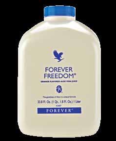 2018/19 Product Brochure FOREVER FAVORITE Forever Freedom Get moving with a few satisfying sips of Forever Freedom.