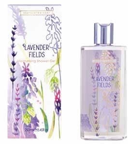 sandalwood and warming amber for your dreamy Lavender Fields escape.
