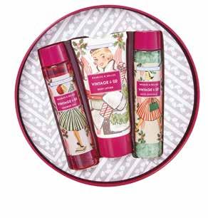 VINTAGE & Co BAUBLES & BELLES NEW Mini Hand Creams 3 x 30ml Shea butter and vitamin E enriched