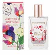 FG5605 Eau De Toilette 50ml An elegant glass perfume bottle filled with the cheerful scent of fresh sweet peas entwined with
