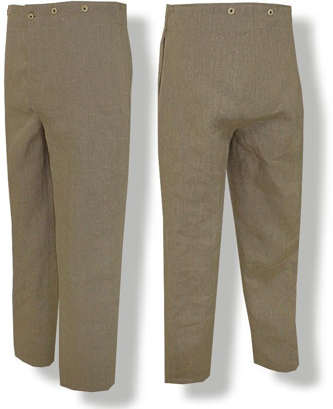 Page 18 Civilian Trousers Victorian Era 1850 1880 CIVILIAN TROUSERS feature a slightly different cut than the military trousers and different wools and fabrics are used.
