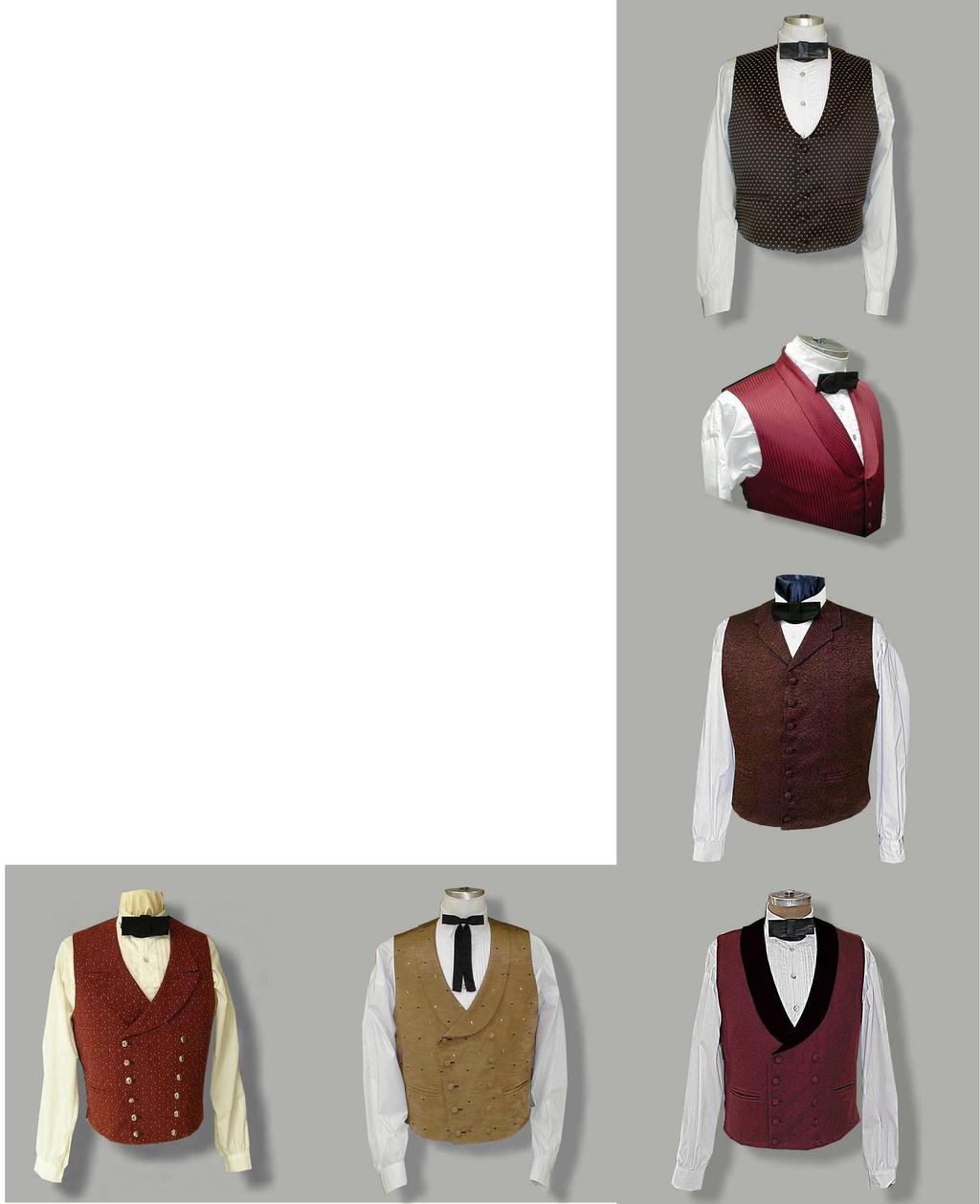 Civilian Vests Victorian Era 1850 1880 Page 19 CIVILIAN VESTS were commonly worn during the Victorian era even during the hot summer months.