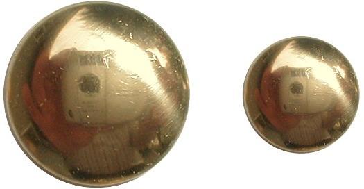 25 ea Sm $1.95 ea Plain Brass Livery Buttons #1832NLg $2.