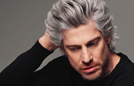 MEN RESHADE SEMI-PERMANENT HAIR The most masculine way to blend grey. For consistently natural, transparent grey reduction without helmet effect, no visible regrowth.