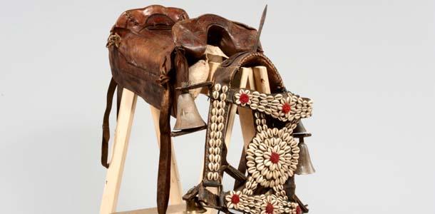 Saddle and bridle for a mule Popular culture. São Paulo, Brazil c.