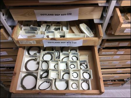 Archaeological objects in Gotlands Museum storage room Swedish museums specific features Museology wasn t the field of our research, but, of course, character of our work helped us to understand and