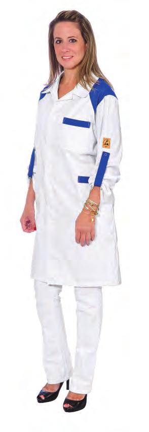 ESD Smock UX DCE & LC02 Design (2/3 colors) Comfortable and breathable, decorated (2 colors)