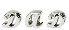 set (248395) (sold separately) Brushed and polished stainless steel If