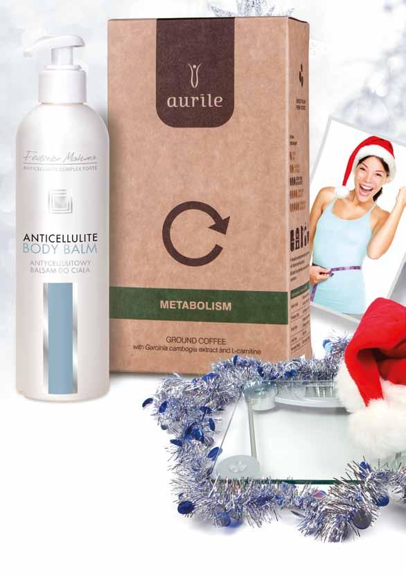 SHAPE UP GIFT SET Aurile Metabolism Functional Coffee 250g Beta-Glucan Active Anticellulite Body Balm 300ml Code: p151 20.