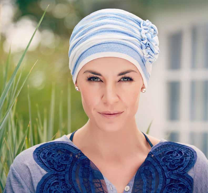 #1 #2 CHRISTINE HEADWEAR LINEN COLLECTION A beautiful selection of scarves and turbans made of soft and comfortable high