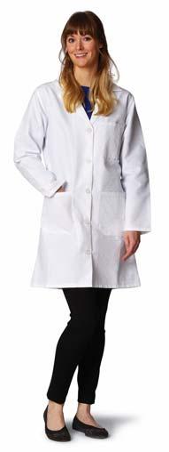 PROTECTIVE APPAREL New Lab Coat Offerings: Tone on Tone Lab Coat: Our newest premium coat features a stylish