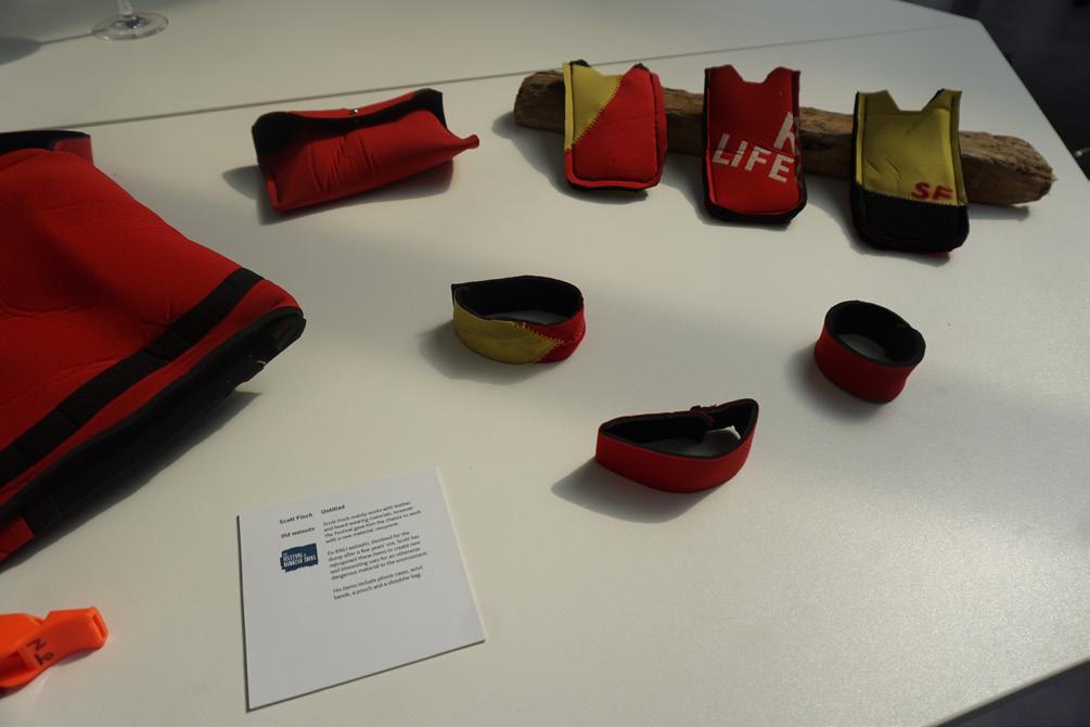 These particular wetsuits were old RNLI lifeguard kit and these photos have since