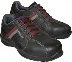 High-cut safety shoes provided with inner lining along with high sweat adsorption property for a dry feel and an extra cushioned soft molded in sock for extreme comfort.