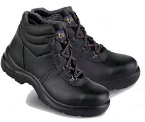 Steel Toe Cap resist to 200J, Stainless Steel midplate, Antistatic insocks and (PU) Polyurethane sole that is slip and oil resistant.